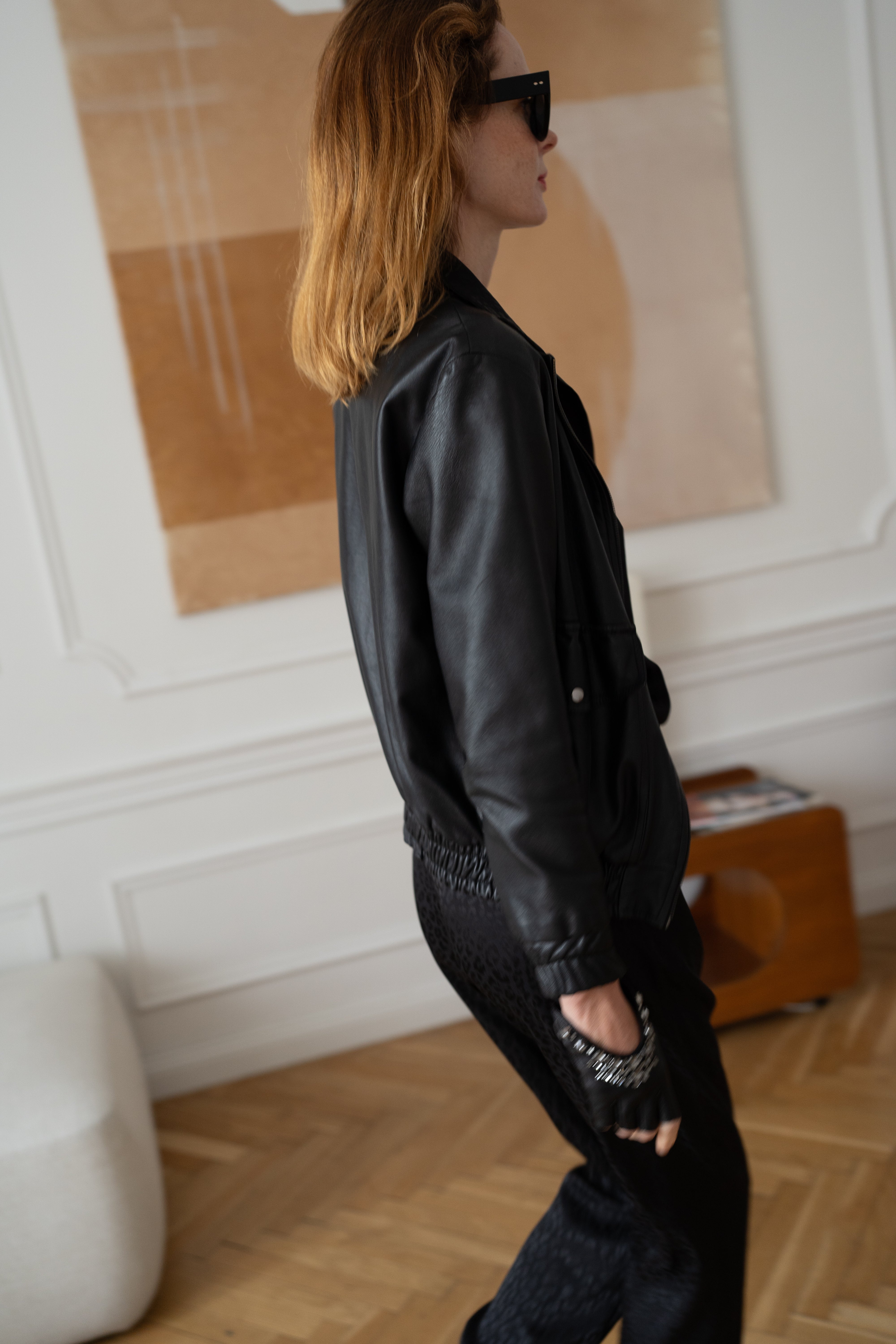 Bonnet Leather Jacket